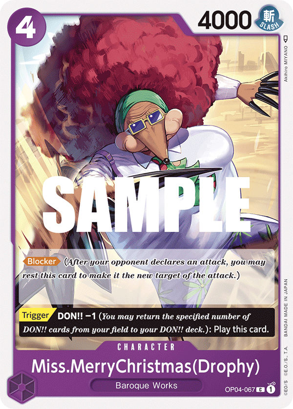 Miss.MerryChristmas Drophy OP04-067