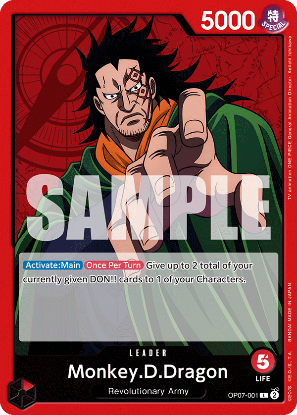 Monkey.D.Dragon OP07-001