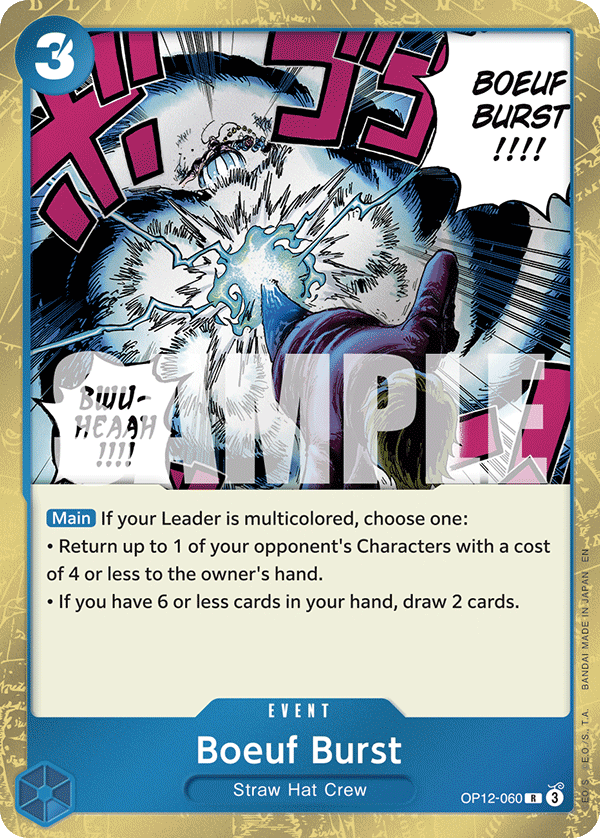 Boeuf Burst OP12-060