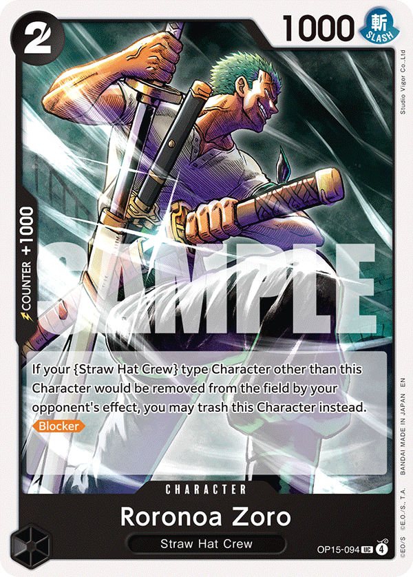 Roronoa Zoro OP15-094