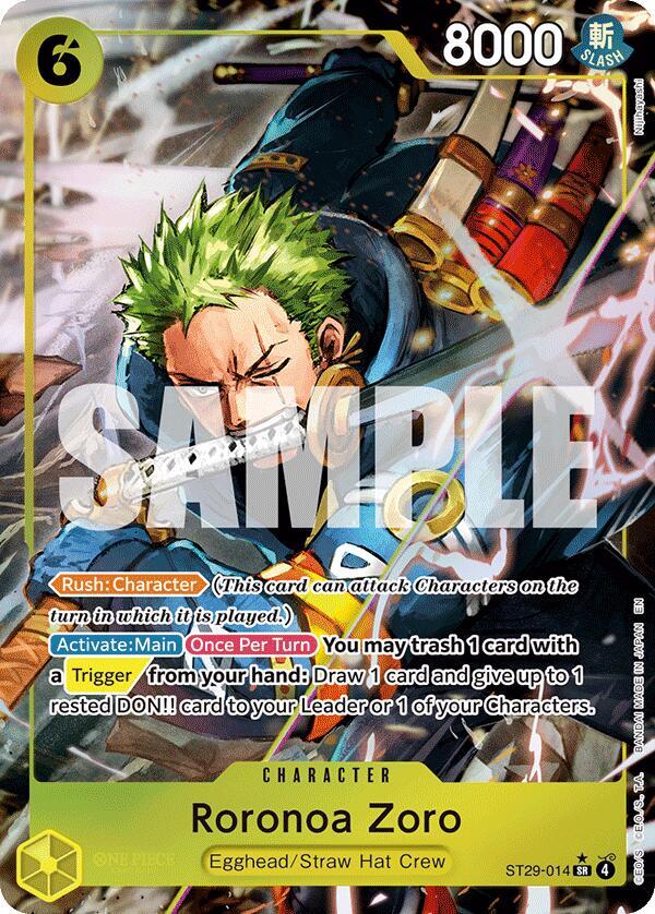 Roronoa Zoro [Alternate Art] ST29-014