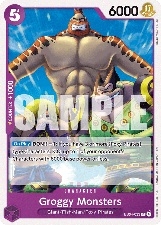 Groggy Monsters EB04-033