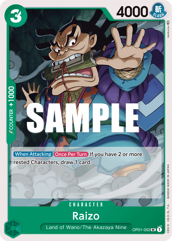 Raizo OP01-052