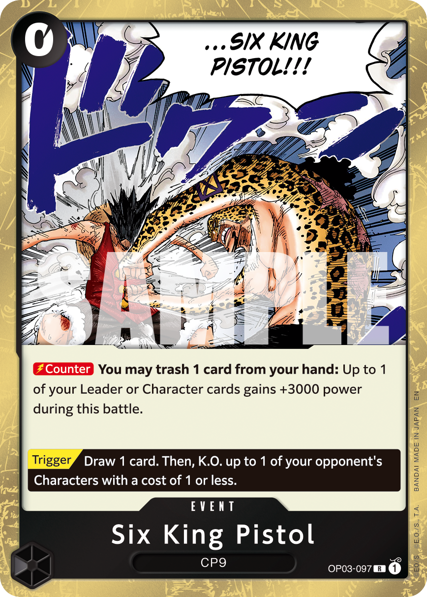 Six King Pistol [PRB-02] OP03-097