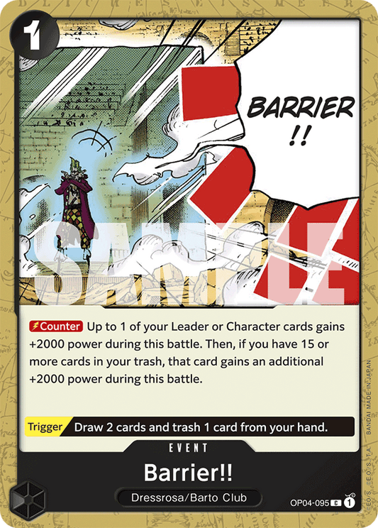 Barrier!! [Jolly Roger PRB01] OP04-095