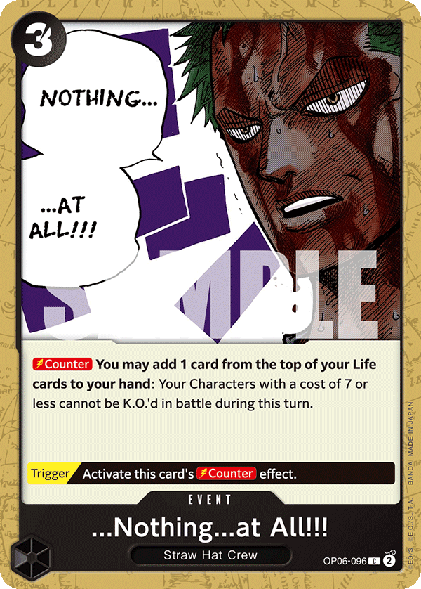 Nothing at All OP06-096