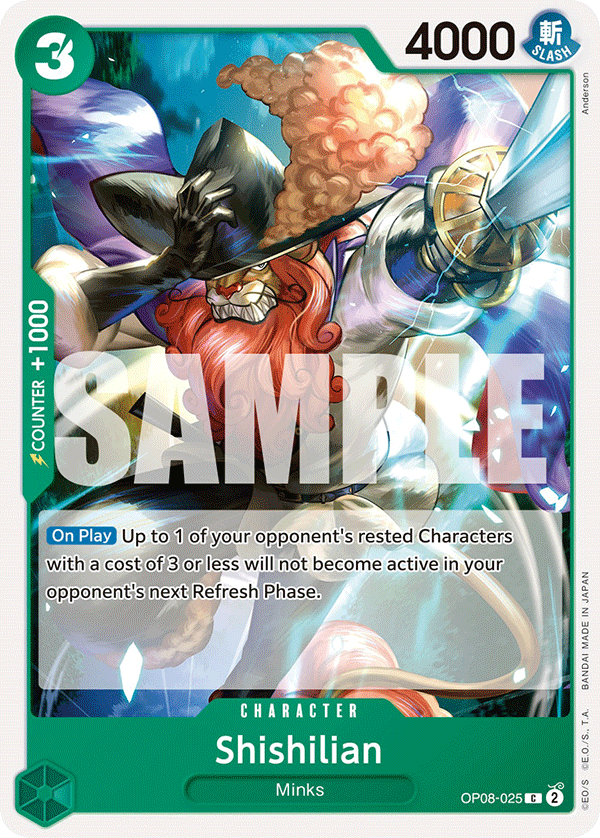 Shishilian [Pre-Release] OP08-025