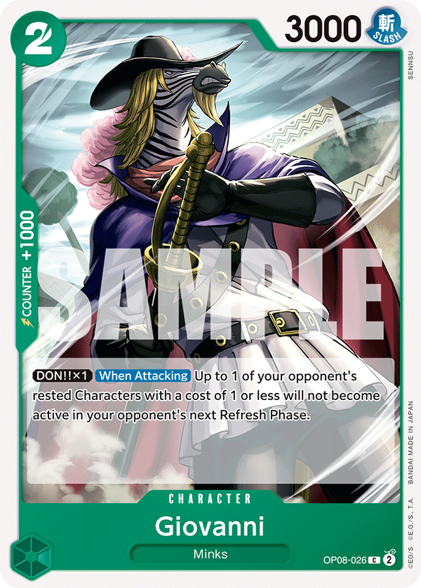 Giovanni [Pre-Release] OP08-026