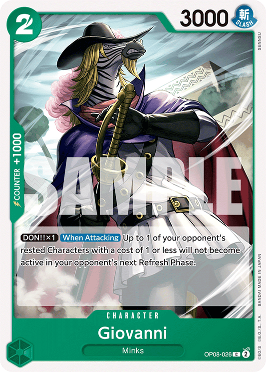 Giovanni [Pre-Release] OP08-026