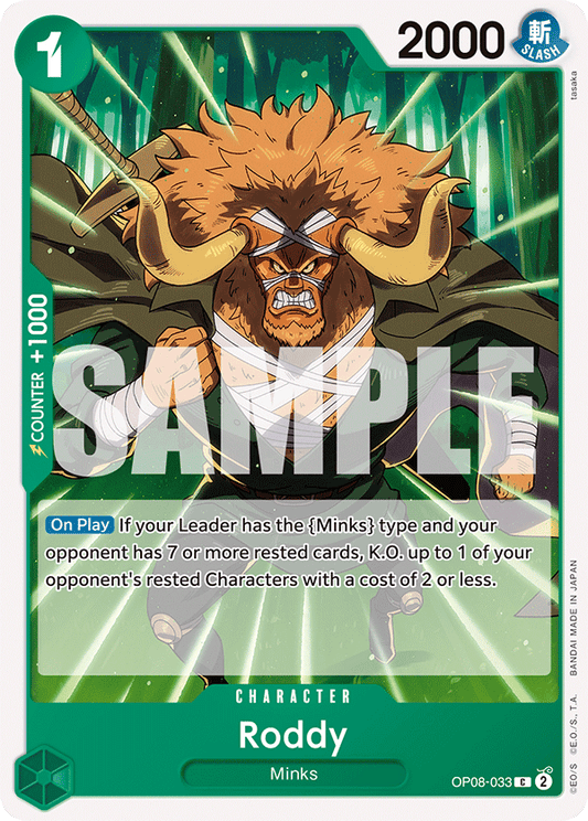 Roddy [Pre-Release] OP08-033