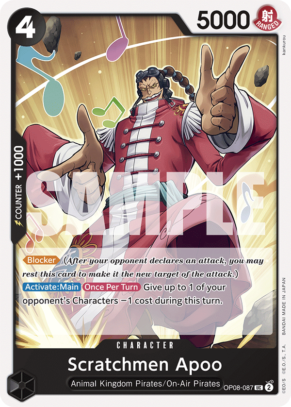 Scratchmen Apoo [Foil PRB-02] OP08-087