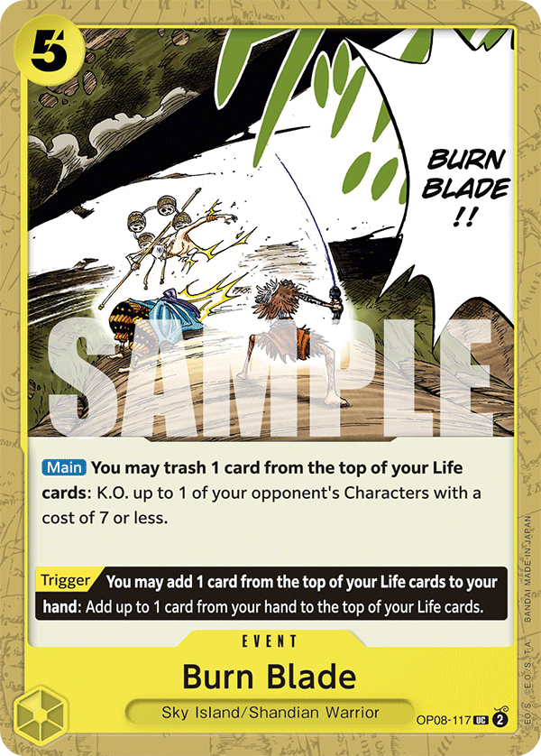 Burn Blade [Pre-Release] OP08-117