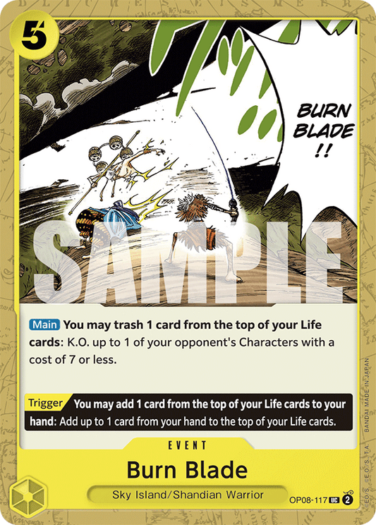 Burn Blade [Pre-Release] OP08-117