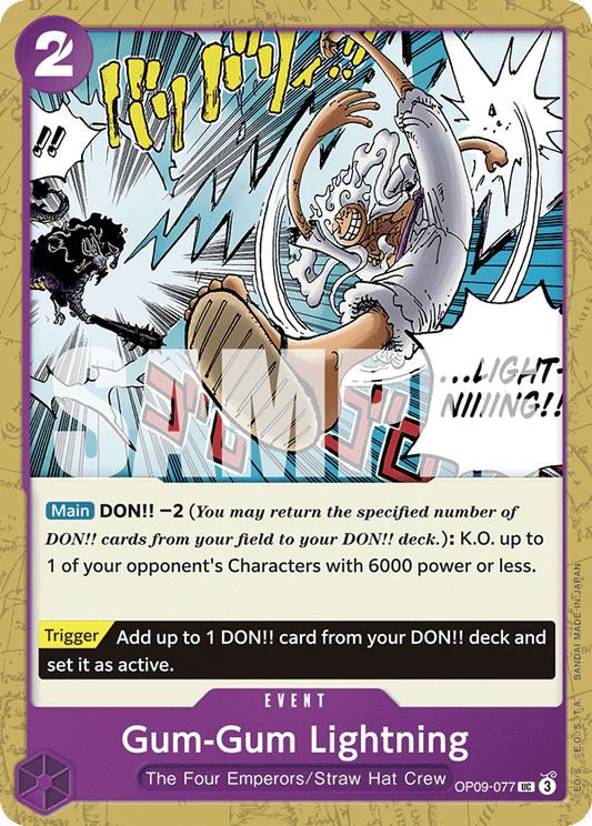 Gum-Gum Lightning [Foil PRB-02] OP09-077