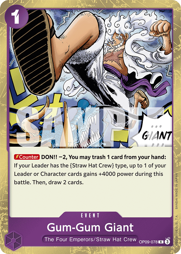 Gum-Gum Giant [Reprint] OP09-078
