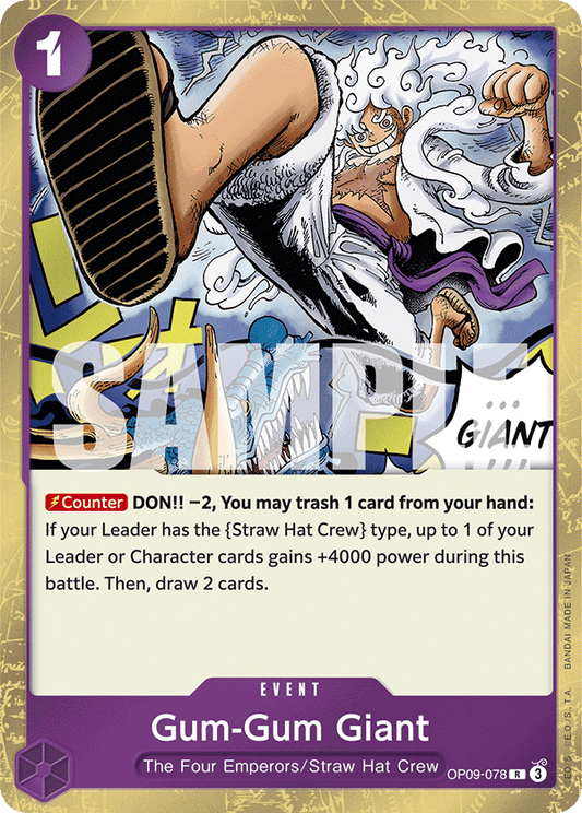 Gum-Gum Giant [Reprint] OP09-078
