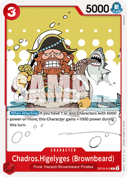 Chadros.Higelyges Brownbeard OP10-010