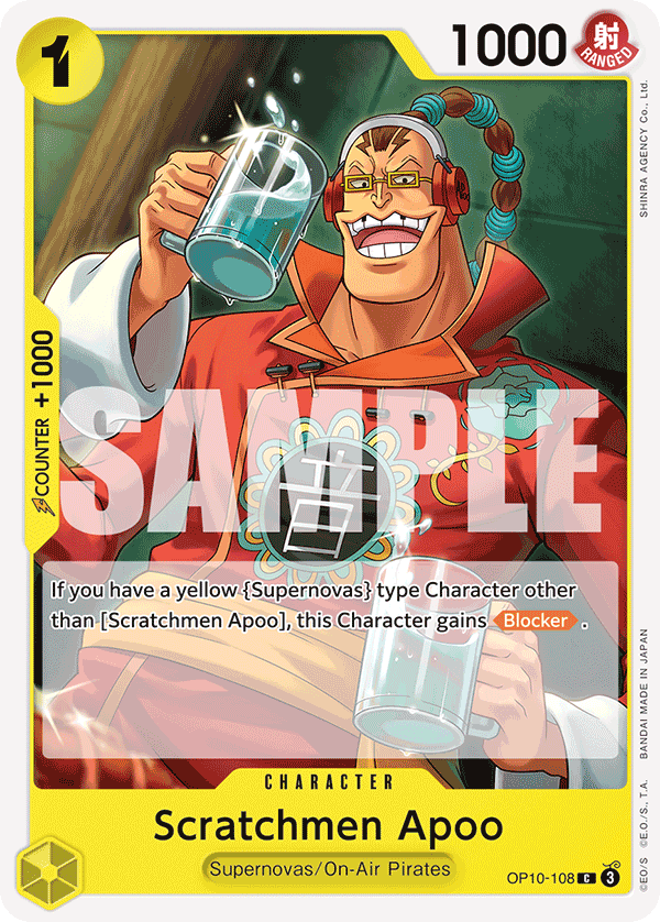 Scratchmen Apoo [Foil PRB-02] OP10-108