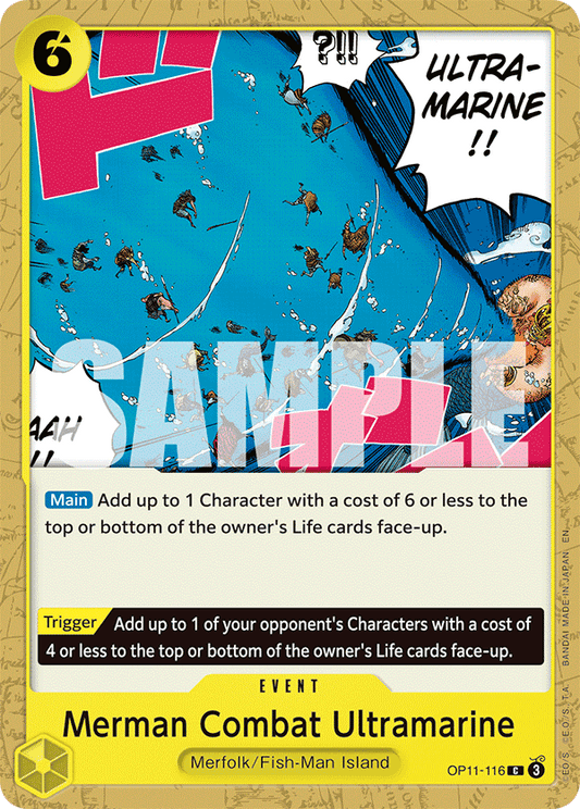 Merman Combat Ultramarine OP11-116