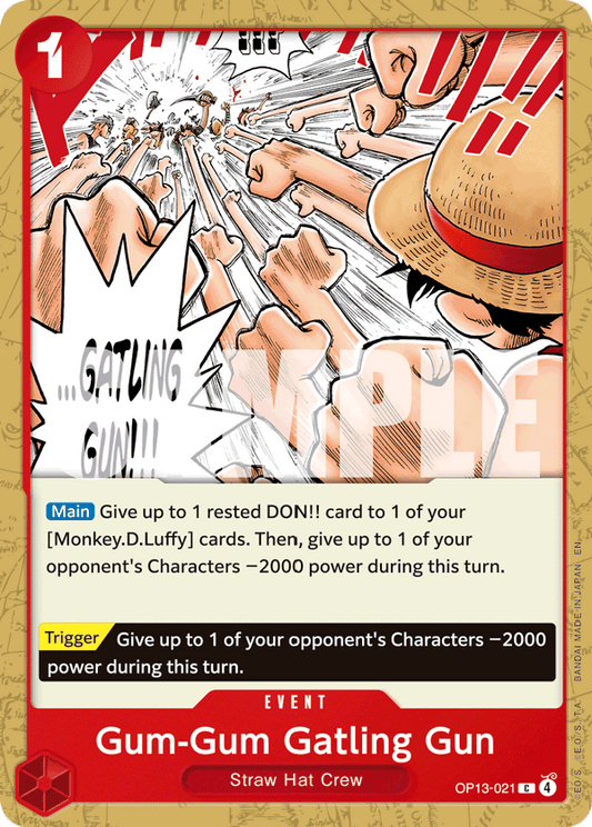 Gum-Gum Gatling Gun OP13-021