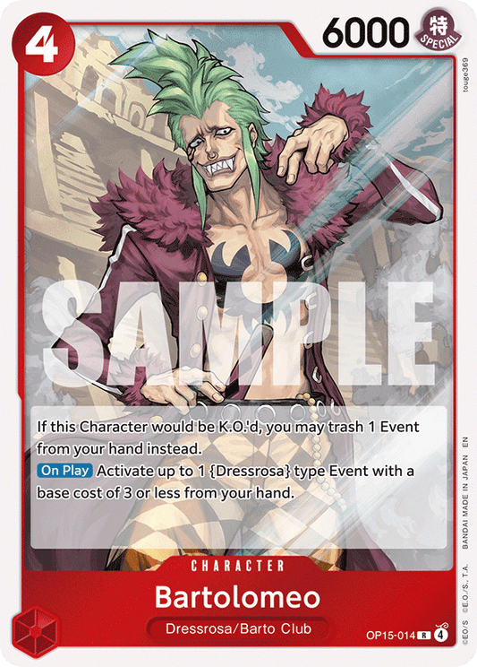 Bartolomeo [Foil] OP15-014