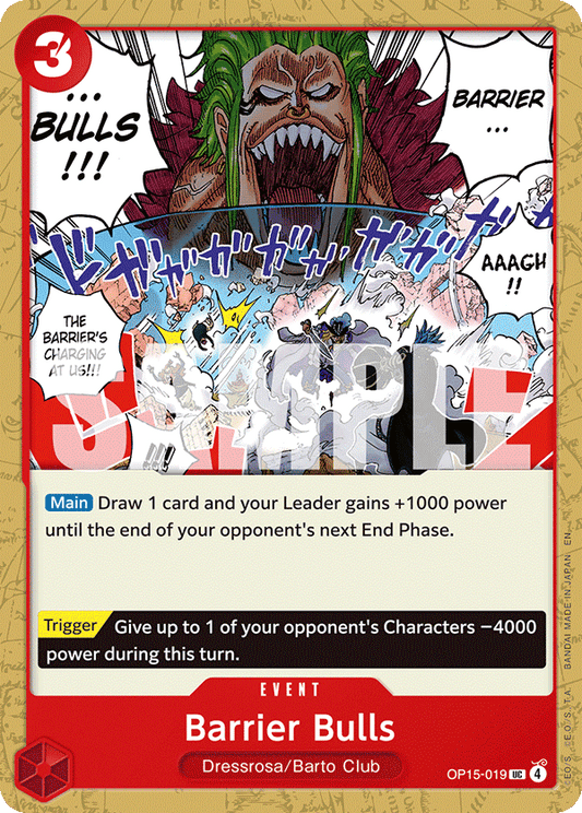 Barrier Bulls OP15-019