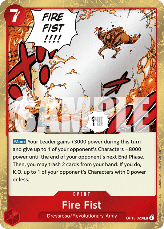 Fire Fist [Foil] OP15-020