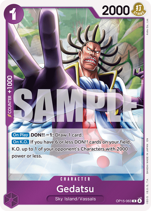 Gedatsu [Foil] OP15-063