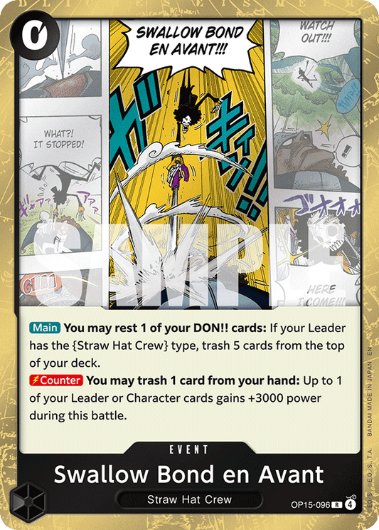Swallow Bond en Avant [Foil] OP15-096