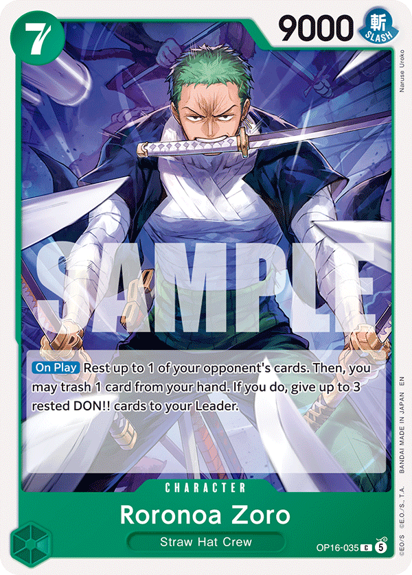 Roronoa Zoro OP16-035