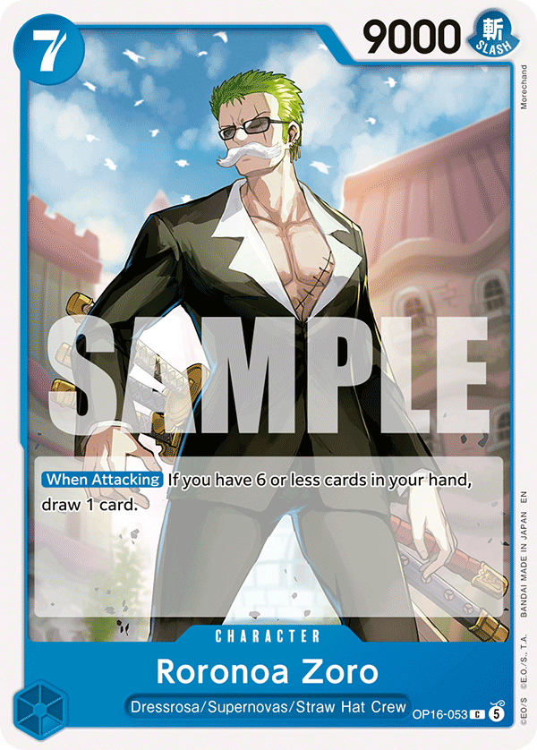 Roronoa Zoro OP16-053