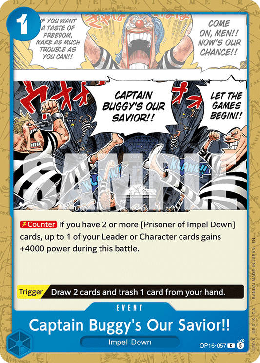 Captain Buggy's Our Savior!! OP16-057