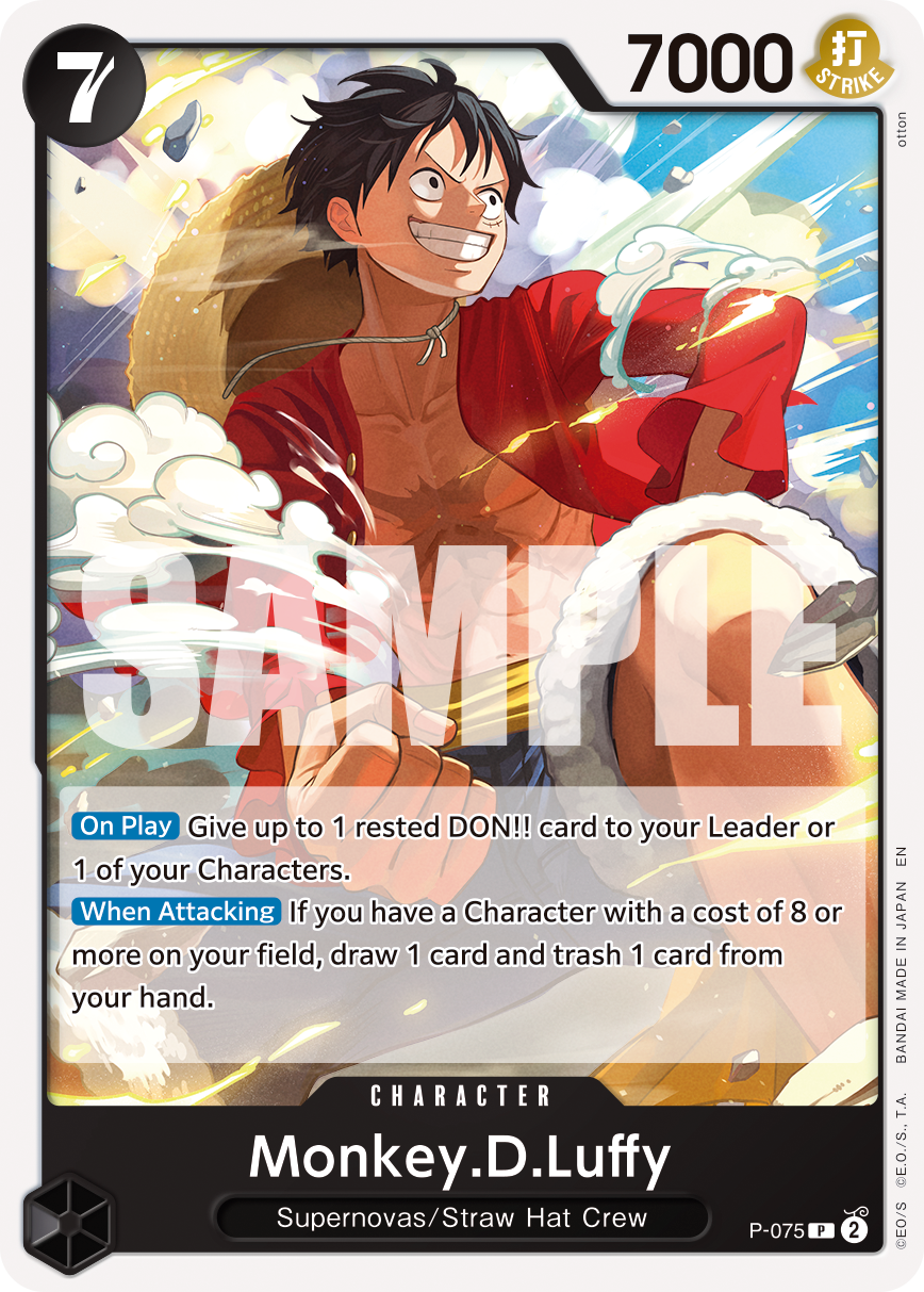 Monkey.D.Luffy [Foil PRB-02] P-075
