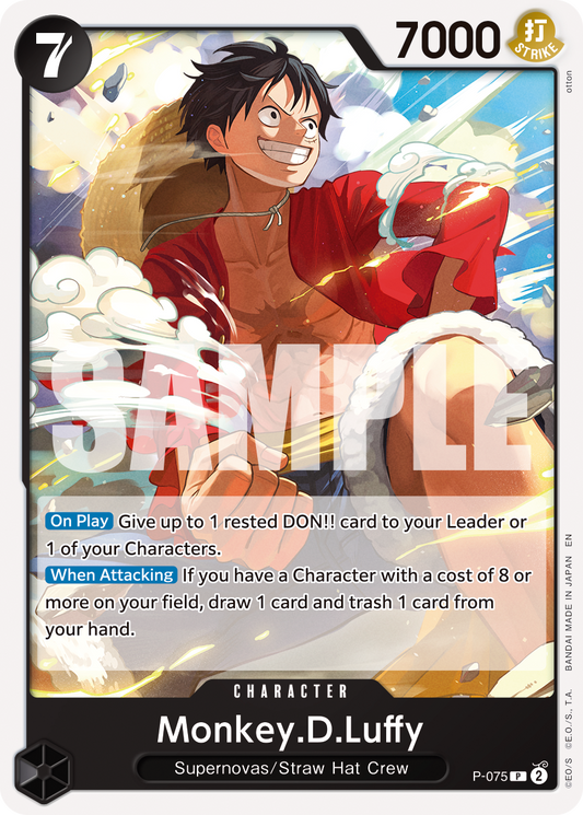 Monkey.D.Luffy [Foil PRB-02] P-075