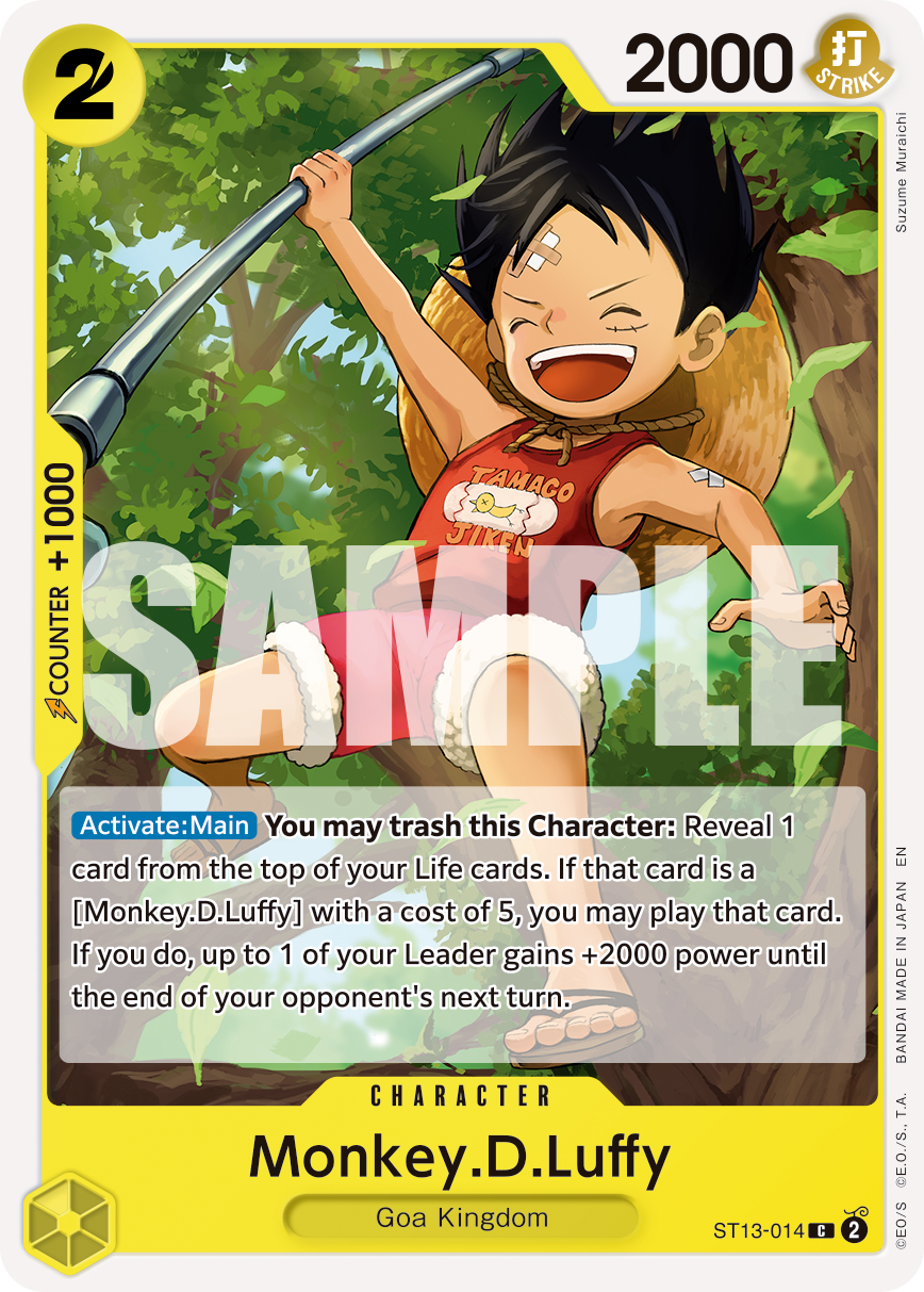 Monkey.D.Luffy [PRB-02] ST13-014